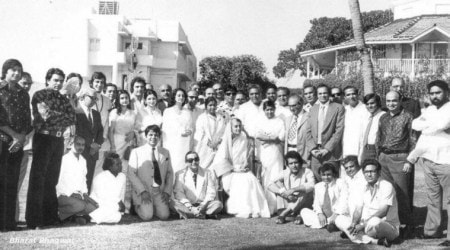 Indira Gandhi is posing with top Bollywood stars. How many can you identify in this viral photo?