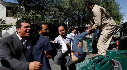Photos | Several feared dead after massive explosion near Indian Embassy in Kabul