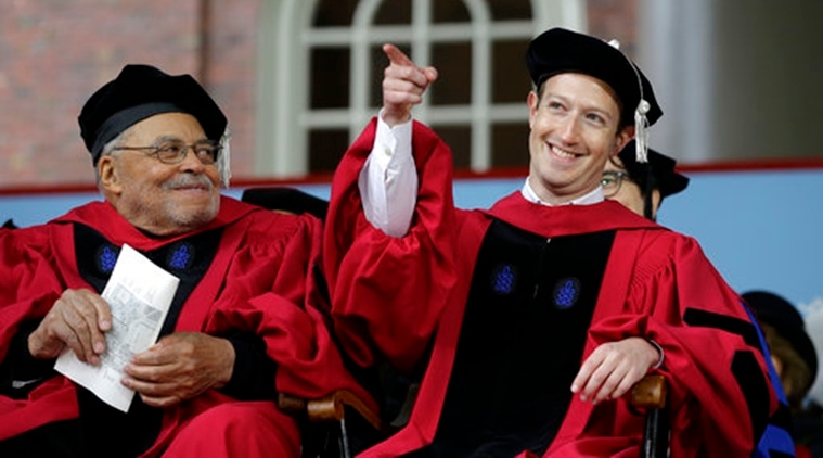 Image result for zuckerberg harvard commencement