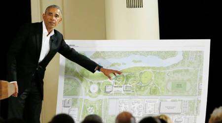 Barack Obama unveils presidential library designs in Chicago