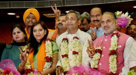 Delhi: Chaos in NDMC House amid ‘Modi, Modi’, ‘Jai Shri Ram’ chants
