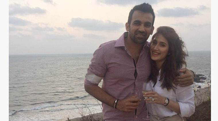 Zaheer Khan, Zaheer Khan news, Zaheer Khan matches, Zaheer Khan IPL, Sagarika Ghatge, Sagarika Ghatge Zaheer, Sagarika Ghatge Bollywood, sports news, sports, cricket news, Cricket, Indian Express