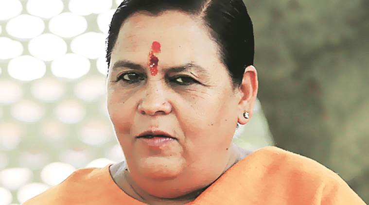 Uma Bharti, Assam Floods, Arunachal Pradesh Floods, Uma Bharti Interlinking of Rivers, Uma Bharti Flood Situation, India News, Indian Express, Indian Express News
