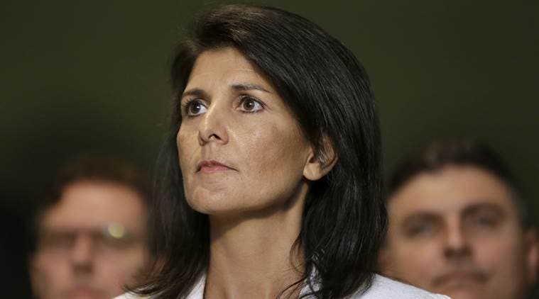 Nikki Haley, Haley, US ambassador to UN, Haley overseas visit, Trump travel ban, world news, latest news, indian express