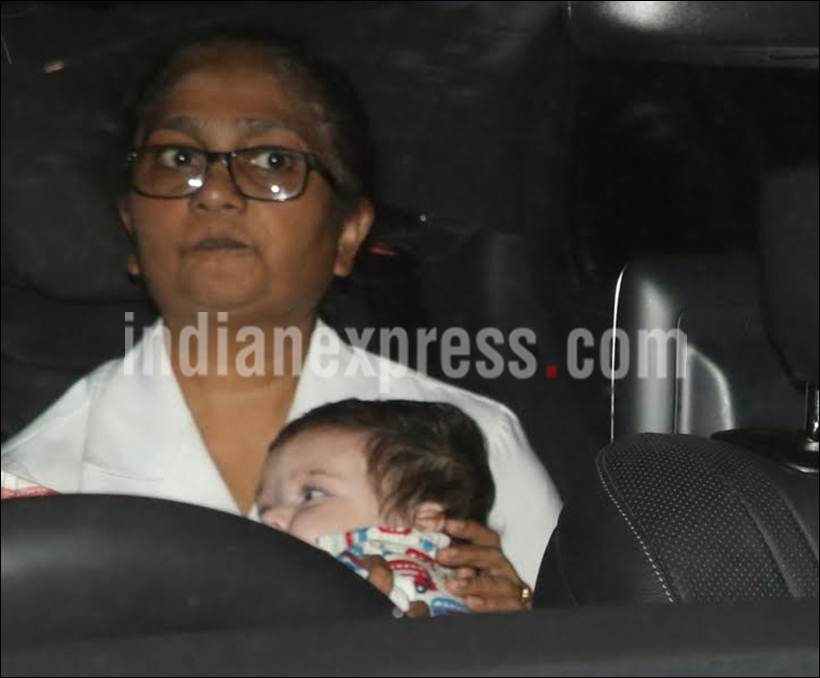 taimur ali khan, taimur kareena outing, kareena taimur photos