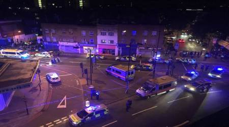 Police deployed near Finsbury Park Mosque after van rams into worshippers