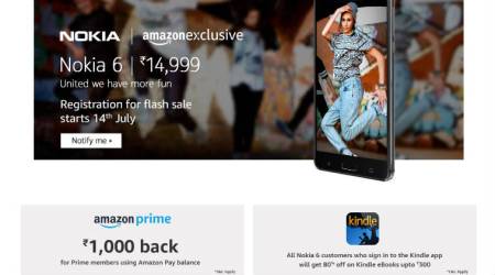 Nokia 6 pre-bookings open on Amazon from July 14: Here are the details
