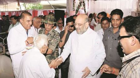 Congress govts took revenge as Gujarat was Sardar’s state: Amit Shah