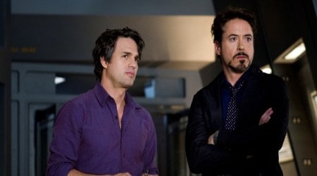 Iron Man Robert Downey Jr and Hulk Mark Ruffalo post a selfie on National Selfie Day