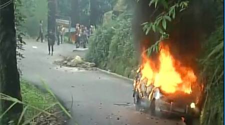 GJM office raided: Protesters clash with police, torch outpost