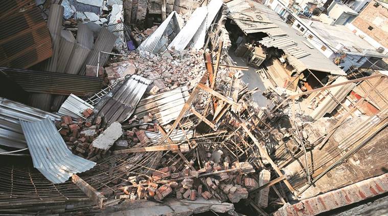 Anand Parbat, Anand Parbat explosion, Anand Parbat fire, india news, delhi news