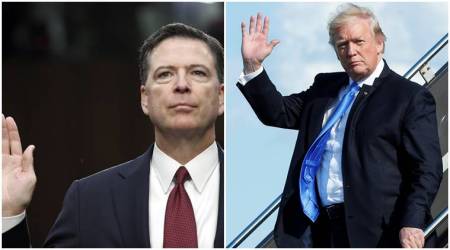 Donald Trump accuses ex-FBI director James Comey of cowardice over ‘leaks’