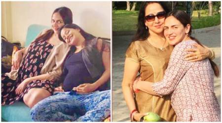 Esha Deol’s first picture with the baby bump is only adding to her maternity glow. See photos