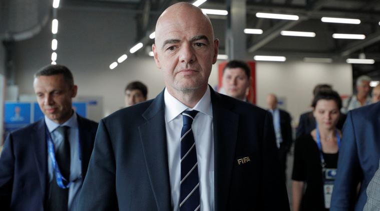 FIFA president, Gianni Infantino, 2018 World Cup, Russia, Confederations Cup