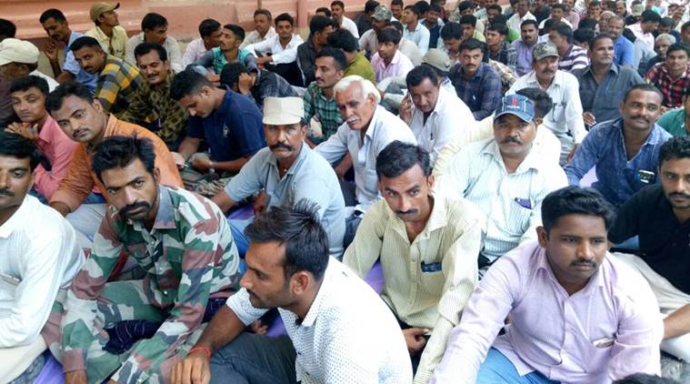 gujarat forest, forest employee strike, gujarat forest employee protest, forest department, employee suspension, indian express news, india news, ahmedabad news
