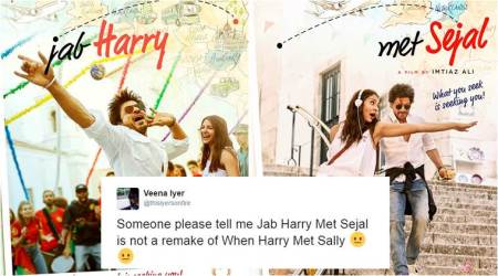SRK, Anushka and Imtiaz’s new film is ‘Jab Harry Met Sejal’; Twitterati baffled about 2 films in 1!
