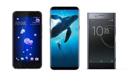 HTC U11 vs Samsung Galaxy S8+ vs Sony Xperia XZ Premium: Battle of flagships