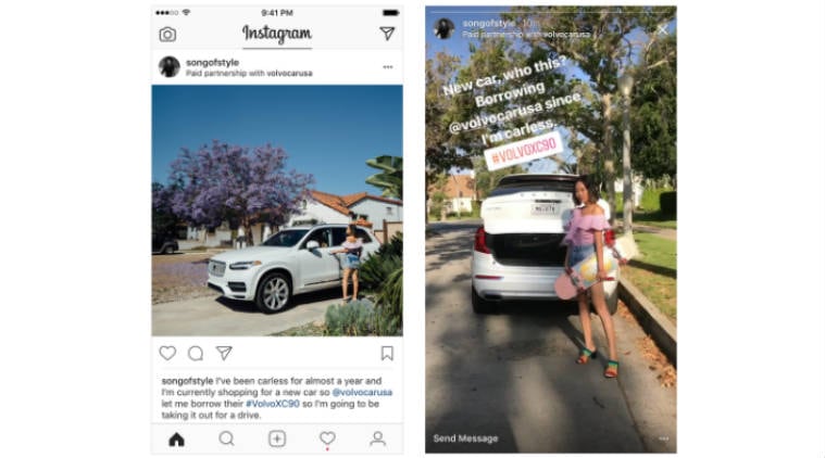 Instagram, Instagram Paid partnership tab, Instagram creator, creator on Instagram, Instagram business