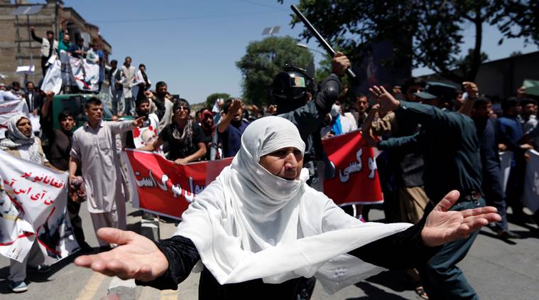 afghanistan, afghanistan blast, afghanistan protest, kabul blast, kabul truck blast, afghanistan attack, afghanistan terror attack, taliban, ISIS, islamic state, latest news, latest world news