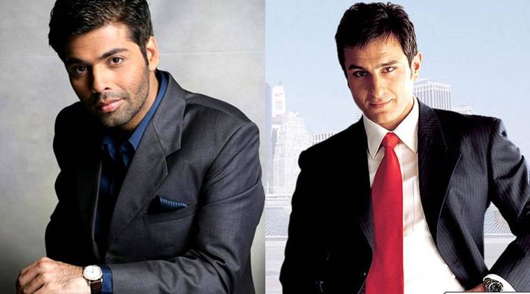 karan johar, saif ali khan, karan saif, saif karan, bollywood pics 