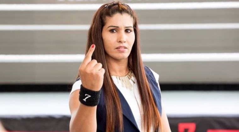 Kavita Devi Makes History As First Indian Woman Ever To Appear In Wwe The Indian Express