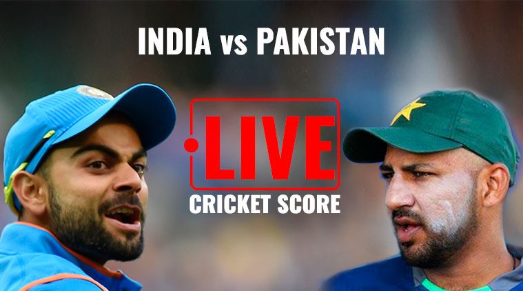India vs Pakistan, live cricket score, ICC champions trophy 2017