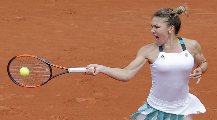 french open, french open live score, simona halep, sports news, indian express