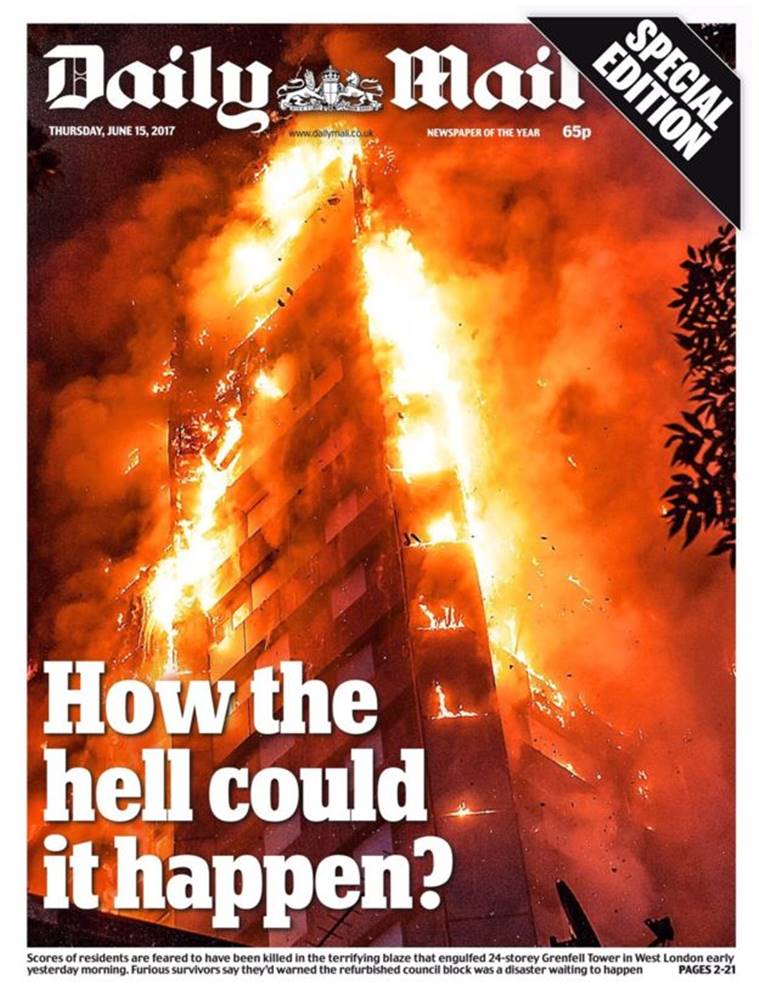 Grenfell tower fireman picture