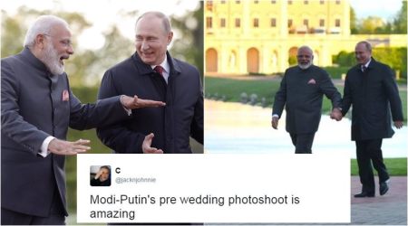 PM Modi and Putin took a walk in the park and Twitterati think they are giving perfect #relationshipgoals