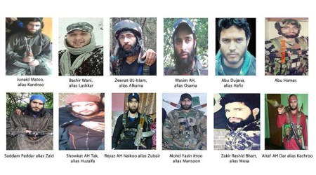 Indian Army releases list of most-wanted terrorists active in J&K
