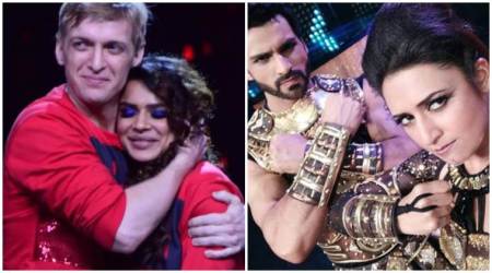 Nach Baliye 8: Divyanka Tripathi-Vivek Dahiya work harder after Aashka Goradia-Brent Goble’s shocking elimination. See photos, video