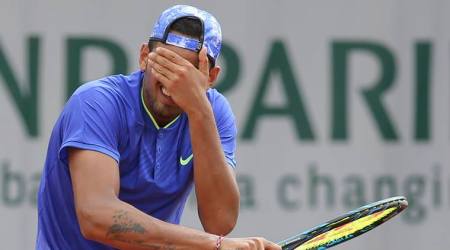 French Open 2017: Nick Kyrgios loses second round and temper in Paris