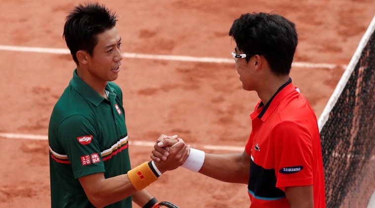 Kei Nishikori, French Open 2017, Chung Hyeon
