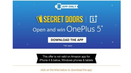 OnePlus 5 launch: Amazon ‘Secret Doors’ app contest will let you win one for free