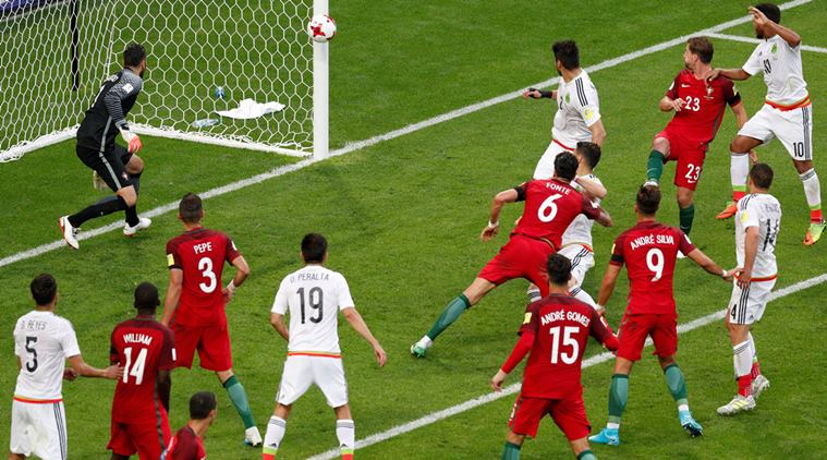 Portugal v Mexico, Confederations cup, Indian Express
