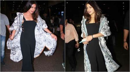 Priyanka Chopra is back in India and humming a classic song. Is she hinting at something? See photos