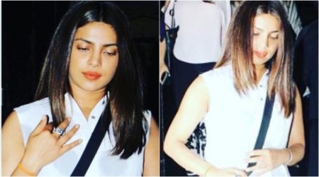 Priyanka Chopra looks summer ready in this overlay polka dot tunic dress