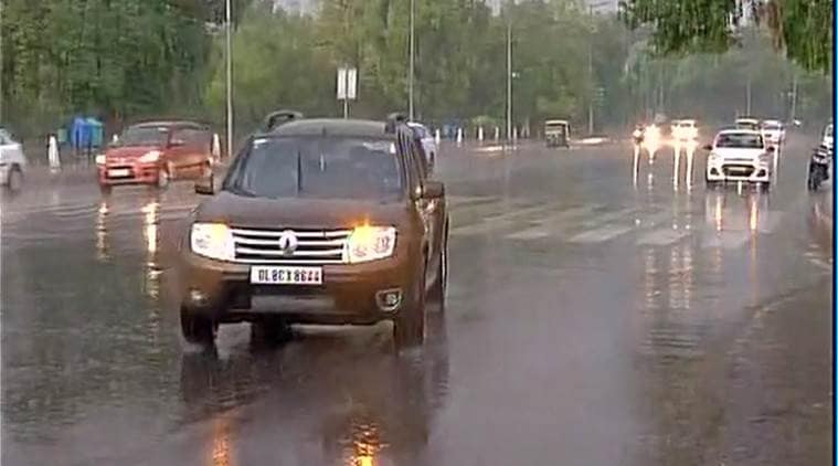 delhi, delhi rain, rainfall, delhi thunderstorm, delhi weather, indian express news, delhi news, IMD