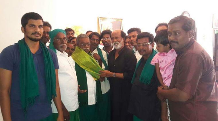 Tamil Nadu, Rajinikanth, Farmers protest