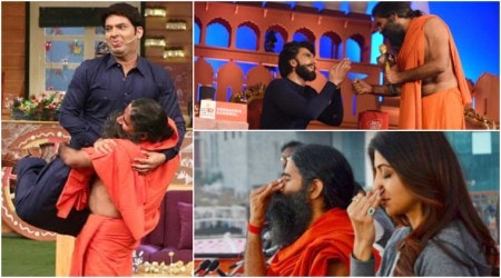 International Yoga Day 2017: Six times Bollywood stars went up against Ramdev. See photos, videos