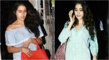 Sara Ali Khan, Jhanvi Kapoor ditch rivalry rumours as they spend time together. See photos