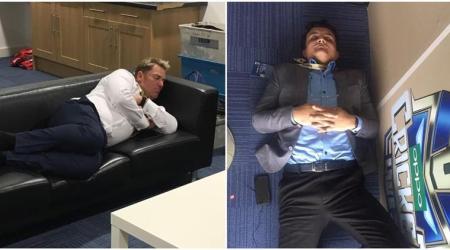 ICC Champions Trophy 2017: Virender Sehwag at his usual witty best to capture Shane Warne, Sourav Ganguly napping