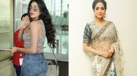 Sridevi keeps it classic in floral saris; daughter Jhanvi Kapoor goes New York street-chic
