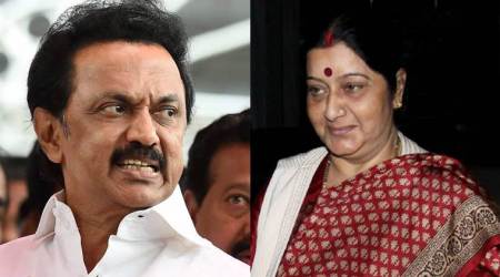 MK Stalin urges Sushma Swaraj to ensure interests of Indians in Qatar