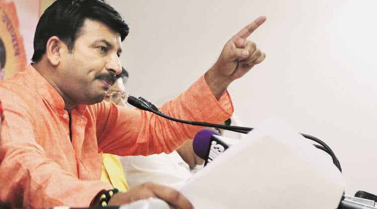 delhi bjp news, manoj tiwari news, india news, indian express news
