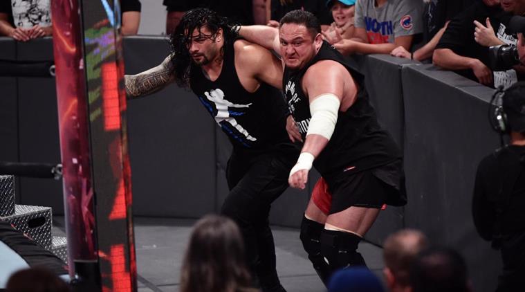 wwe raw, wwe raw results, wwe news, roman reigns, samoa joe, summerslam, braun strowman, sports news, indian express