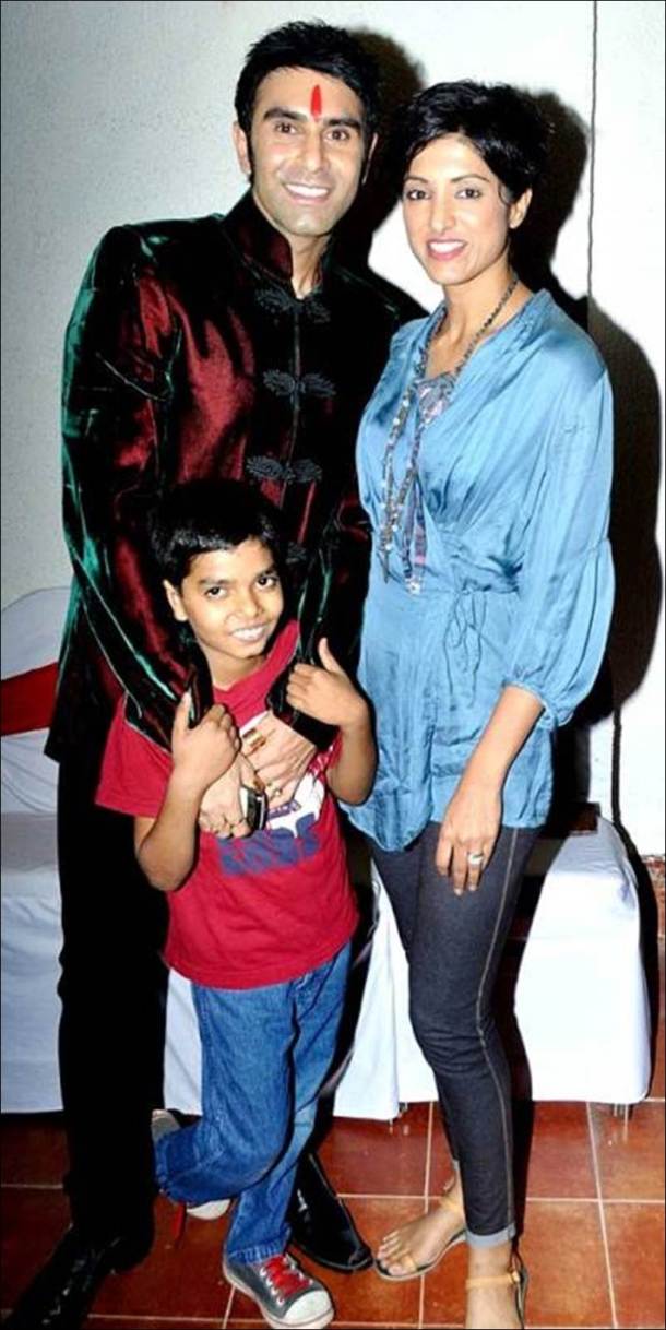 Sandip Soparrkar, Sandip Soparrkar adopted son, celebrities adopted children photos