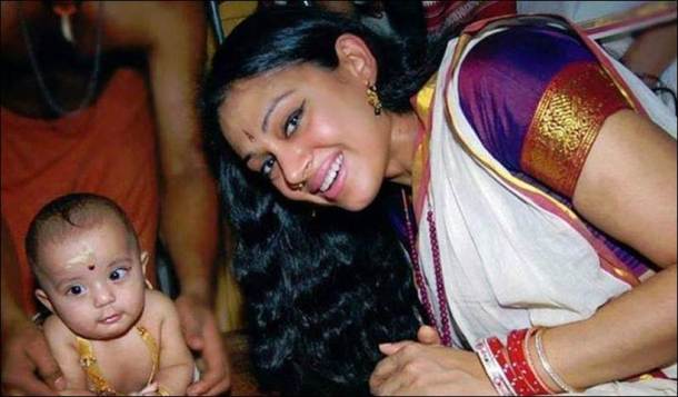 Shobhana, Shobhana adotion, Shobhana daughter photos