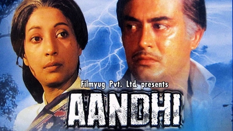 aandhi film, aandhi controversy, aandhi ban