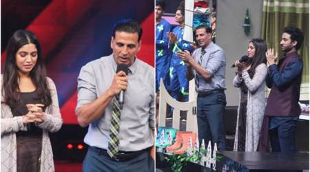 Akshay Kumar, Bhoomi Pednekar promote Toilet: Ek Prem Katha on Dance Plus 3